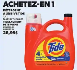 Provigo TIDE LAUNDRY DETERGENT, 3,9 L offer