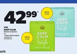 Provigo VIN KEEP CALM, 4 L offer