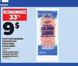 Provigo HIGH LINER WILD CAUGHT PACIFIC SALMON FILLETS, 400 G offer