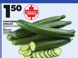 Provigo CONCOMBRES ANGLAIS offer