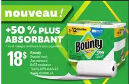 Provigo BOUNTY ESSUIE-TOUT, SUR MESURE, 6=12 rouleaux offer