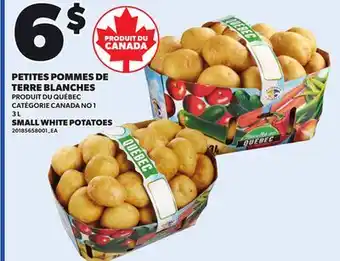 Provigo SMALL WHITE POTATOES, 3 L offer