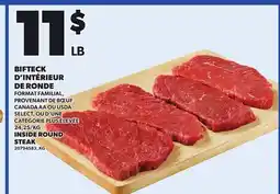 Provigo INSIDE ROUND STEAK offer