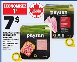Provigo PAYSAN SLICED DELI MEAT, 175/250 G offer