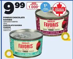 Provigo CHOCOLATS FAVORIS FONDUE, 215 G offer