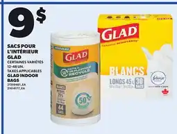 Provigo GLAD INDOOR BAGS, 12-48 UN offer