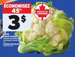 Provigo LARGE CAULIFLOWER offer