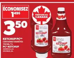 Provigo PC KETCHUP, 750 ML/1 L offer