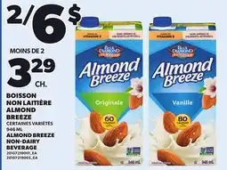 Provigo ALMOND BREEZE NON-DAIRY BEVERAGE, 946 ML offer