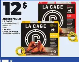 Provigo LA CAGE CHICKEN WINGS, 550 G offer