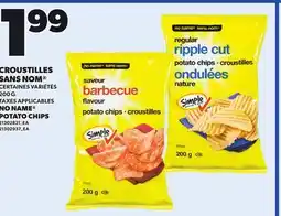 Provigo NO NAME POTATO CHIPS, 200 G offer