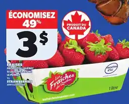 Provigo STRAWBERRIES, 1 L offer