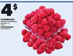 Provigo RASPBERRIES, 170 G offer
