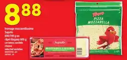 Maxi FROMAGE MOZZARELLISSIMA SAPUTO 690/700 G OU RÂPÉ KINGSEY 600 G offer