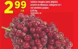 Maxi RAISINS ROUGES SANS PÉPINS | RED SEEDLESS GRAPES offer