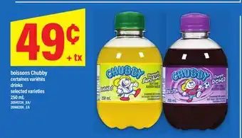 Maxi BOISSONS CHUBBY, 250 mL offer