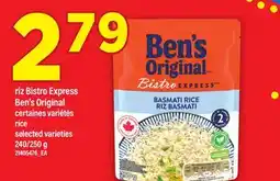 Maxi RIZ BISTRO EXPRESS BEN'S ORIGINAL, 240/250 g offer