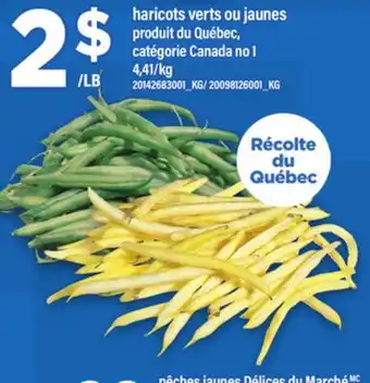 Maxi HARICOTS VERTS OU JAUNES offer