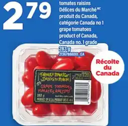 Maxi TOMATES RAISINS DÉLICES DU MARCHÉ | GRAPE TOMATOES, 283 g offer