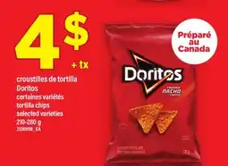 Maxi CROUSTILLES DE TORTILLA DORITOS, 210-280 g offer