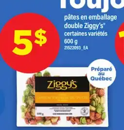 Maxi PÂTES EN EMBALLAGE DOUBLE ZIGGY'S , 600 g offer