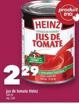Marche Ami JUS DE TOMATE HEINZ offer