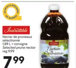 Brunet IRRESISTIBLE Nectar de pruneaux nectar sélectionné offer