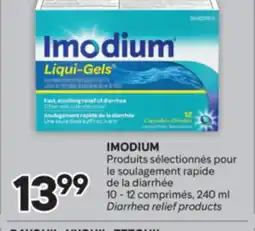 Brunet IMODIUM Produits sélectionnés pour le soulagement rapide de la diarrhée offer