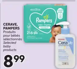 Brunet CERAVE, PAMPERS Produits pour bébés sélectionnés offer