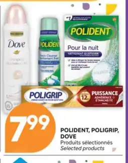Brunet POLIDENT, POLIGRIP, DOVE Produits sélectionnés offer