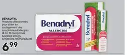 Brunet BENADRYL Produits sélectionnés pour aider au soulagement des symptômes d'allergies offer