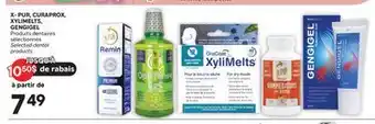 Brunet X- PUR, CURAPROX, XYLIMELTS, GENGIGEL Produits dentaires sélectionnés offer