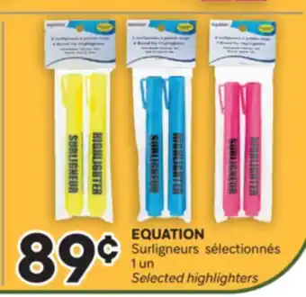 Brunet EQUATION Surligneurs sélectionnés offer
