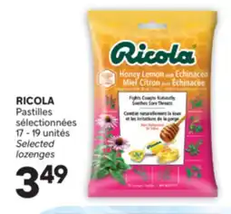 Brunet RICOLA Pastilles sélectionnées offer