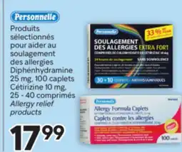 Brunet Personnelle Produits sélectionnés pour aider au soulagement des allergies Diphénhydramine offer