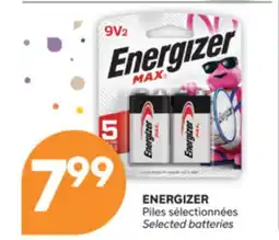 Brunet ENERGIZER Piles sélectionnées offer