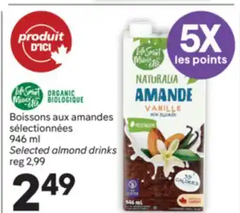 Brunet Boissons aux amandes sélectionnées offer