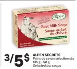 Brunet ALPEN SECRETS Pains de savon sélectionnés offer