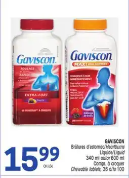 Uniprix GAVISCON Brûlures d'estomac / Heartburns offer