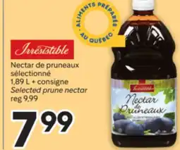 Brunet Irresistible Nectar de pruneaux sélectionné offer
