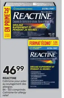 Brunet REACTINE Cétirizine pour aider au soulagement des allergies offer