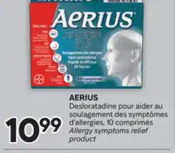 Brunet AERIUS Desloratadine pour aider au soulagement des symptômes d'allergies offer