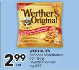 Brunet WERTHER'S Bonbons sélectionnés offer