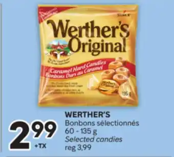 Brunet WERTHER'S Bonbons sélectionnés offer