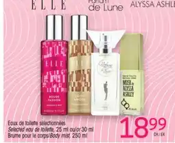 Uniprix Eaux de toilette sélectionnées/Selected eau de toilette offer