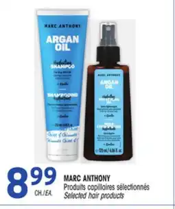 Uniprix MARC ANTHONY Produits capillaires sélectionnés/Selected hair products offer