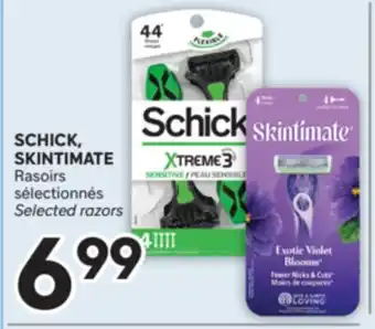 Brunet SCHICK, SKINTIMATE Rasoirs sélectionnés offer