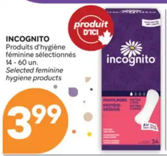 Brunet INCOGNITO Produits d'hygiène féminine sélectionnés offer