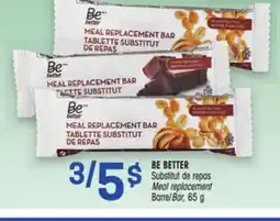 Uniprix BE BETTER Substitut de repas Barre/Meal replacement Bar offer