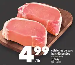 Marche Ami Côtelettes de porc frais désossées offer
